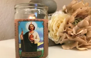 A candle of St. Jude Francesca Pollio/CNA