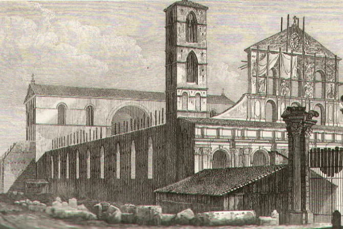 Historic illustration of St. Paul Outside the Walls