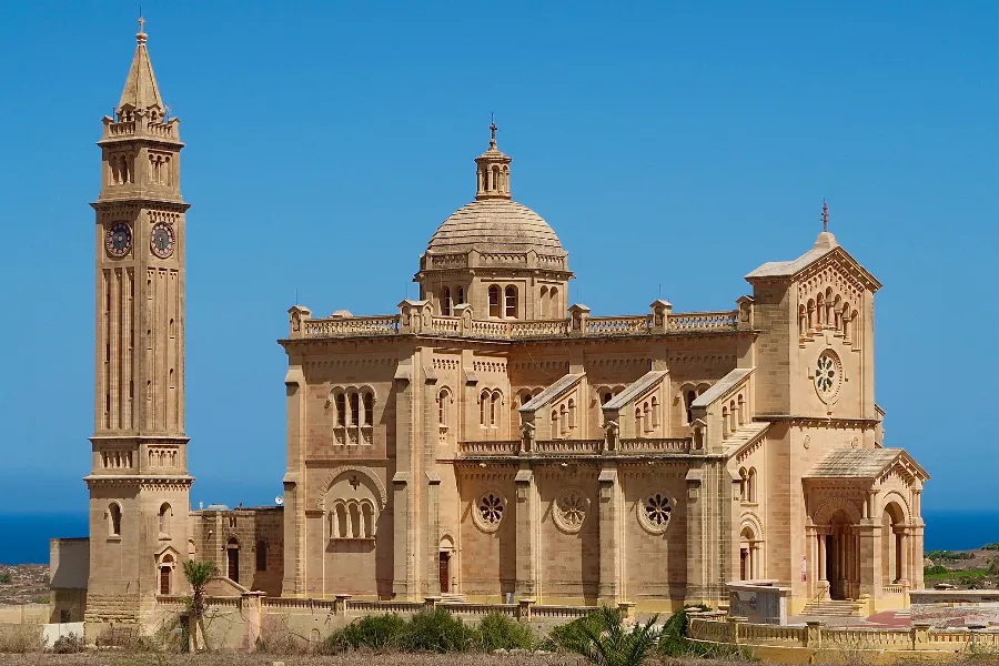 The Basilica of the National Shrine of the Blessed Virgin of Ta’ Pinu on the Maltese island of Gozo.?w=200&h=150