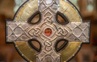 The precious relics from the True Cross have been inlaid into the “Cross of Wales,” which will head Charles’ procession into Westminster Abbey, where he will be officially crowned. The Church in Wales