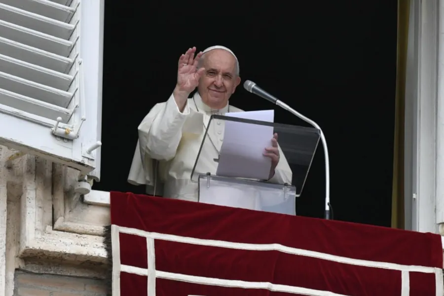 Pope Francis delivers his Angelus address at the Vatican, Oct. 31, 2021.?w=200&h=150