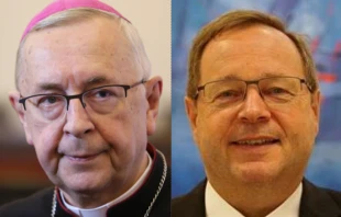 Archbishop Stanisław Gądecki and Bishop Georg Bätzing. Episkopat.pl/Bistum Limburg.