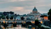 View of the Vatican from the Tiber