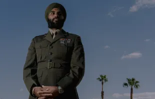 Captain Sukhbir Toor, who with three other Sikhs sued the U.S. Marine Corps April 11, 2022. Sikh Coalition
