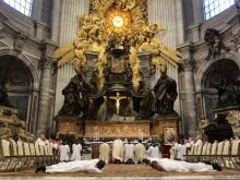 Cardinal Wilton Gregory ordains deacons from Rome’s North American College in St. Peter’s Basilica, Sept. 30, 2021.