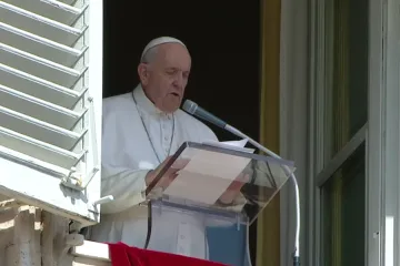 Pope Francis delivers his Angelus address at the Vatican, Sept. 19, 2021