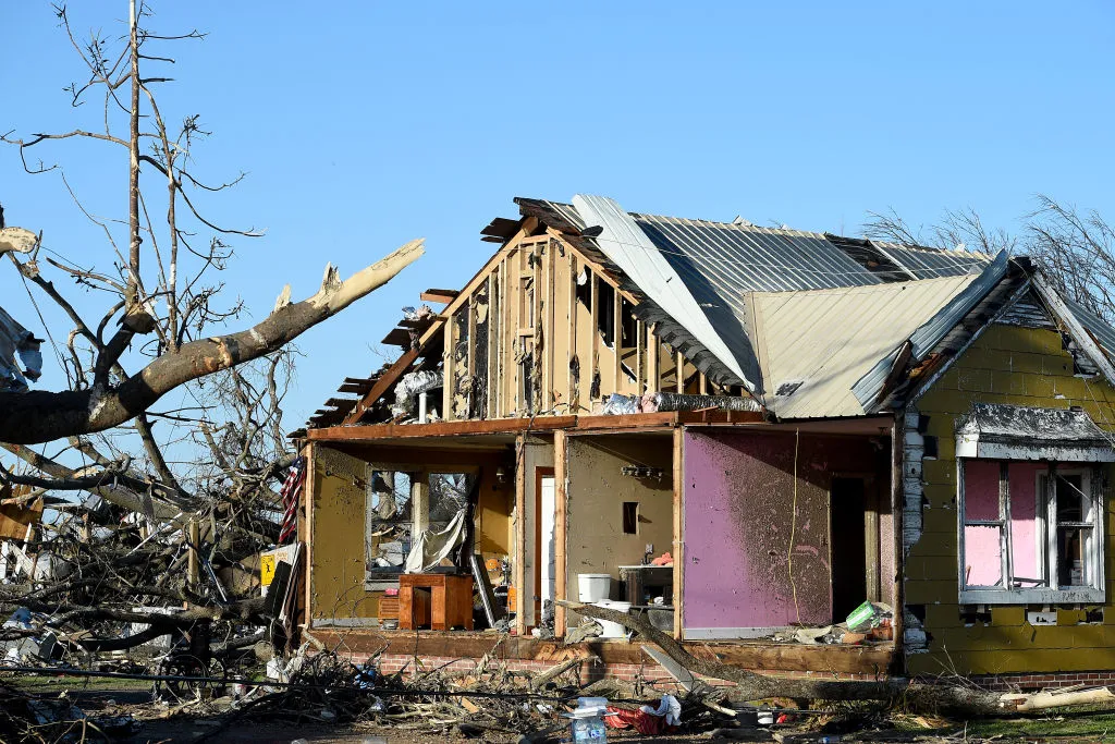 Damage from a series of powerful storms and at least one tornado is seen on March 25, 2023 in Rolling Fork, Mississippi. At least 26 people have reportedly been killed with dozens more injured following devastating storms across western Mississippi and Alabama on the night of March 24, 2023.?w=200&h=150