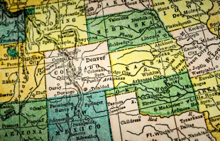 Map of the United States. Shutterstock