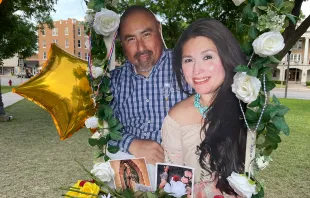 Uvalde shooting victim Irma Garcia and her husband Joe Garcia, who died two days later of a heart attack. David Ramos / ACI Prensa