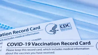 CDC vaccination card