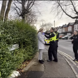 A pro-life woman is arrested for praying silently in alleged violation of a local buffer zone law. ADF-UK