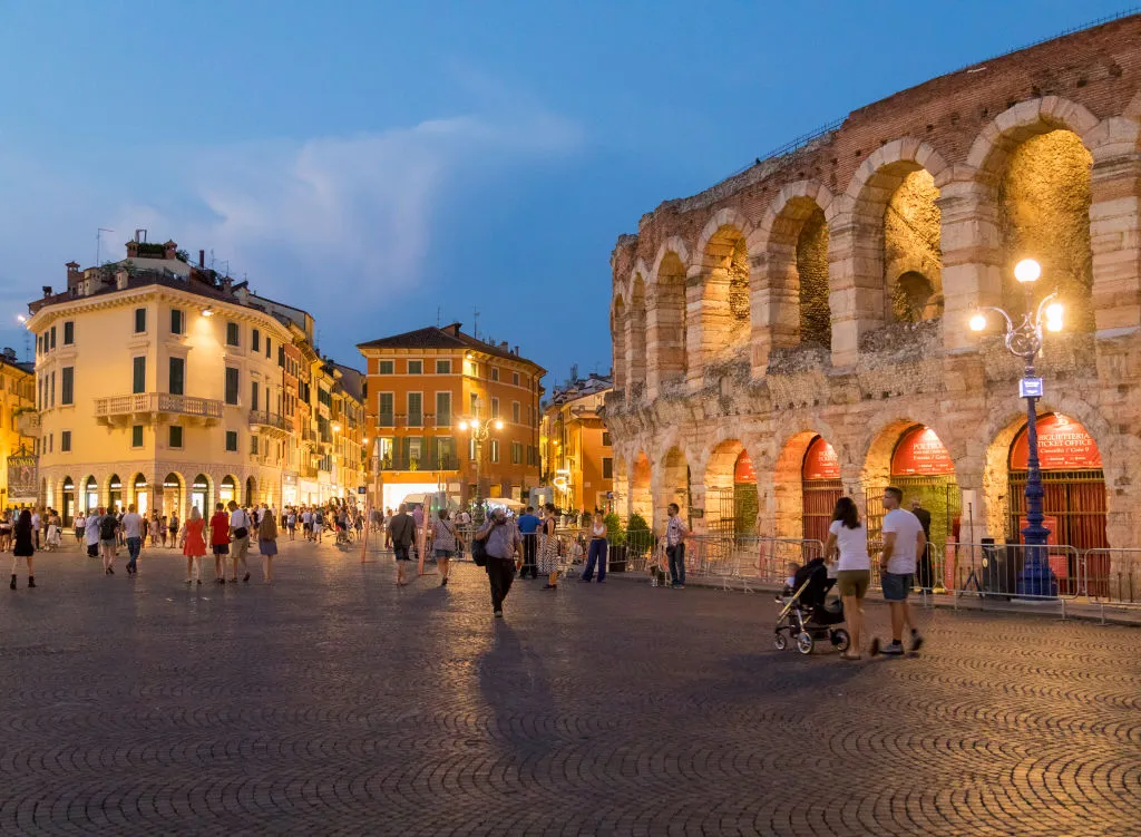 The Verona Arena is illuminated at night on Aug. 3, 2018, in Verona, Italy. The Holy See Press Office on Monday, April 29, 2024, released the pope’s schedule for a one-day trip to the city scheduled for May 18, 2024, on the vigil of Pentecost. ?w=200&h=150