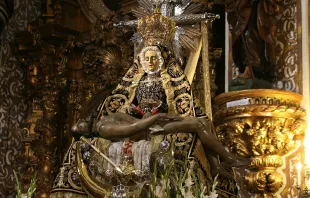 Our Lady of Sorrows at the Basilica of Our Lady of Sorrows in Granada, Spain. José Manuel Ferro Ríos via Wikimedia (CC BY 3.0)