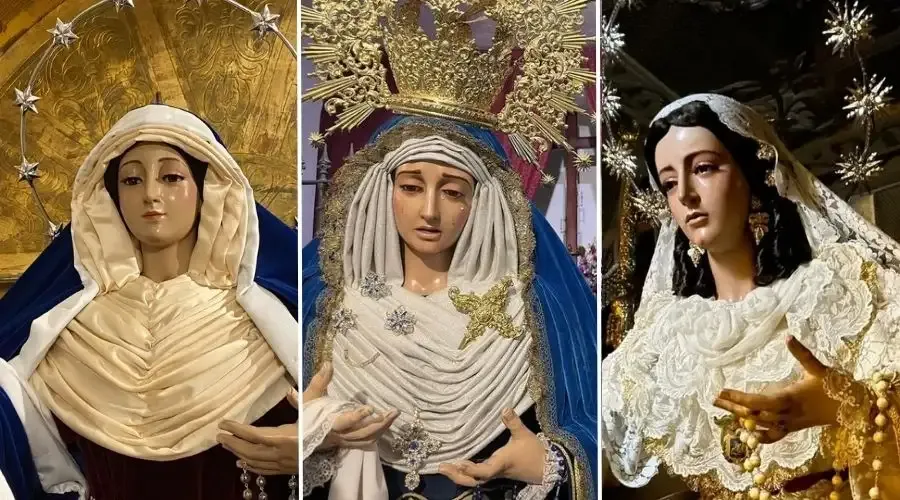 As Holy Week 2023 processions began in Spain, three wooden carvings of the Virgin Mary were damaged by fire in three separate incidents.?w=200&h=150