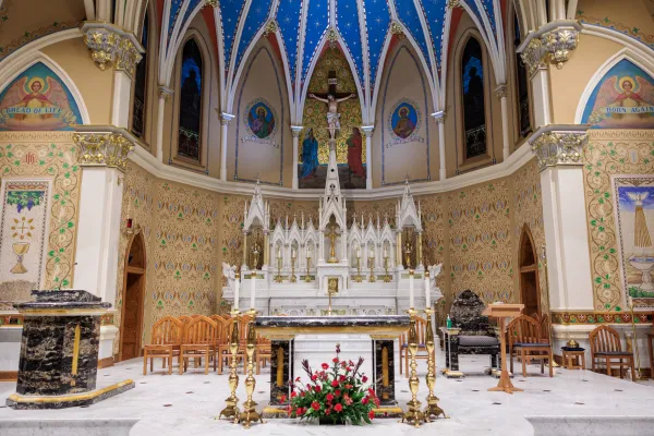 Interior photo of Basilica of St. Andrew in Roanoke, Virginia. Credit: Ryan Hunt/Catholic Diocese of Richmond