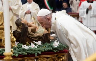 Pope Francis celebrates Mass on the Solemnity of Mary Mother of God on Jan. 1, 2020 Vatican Media