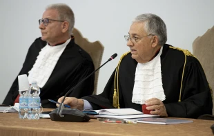 President of the Vatican City State Tribunal Giuseppe Pignatone Vatican Media