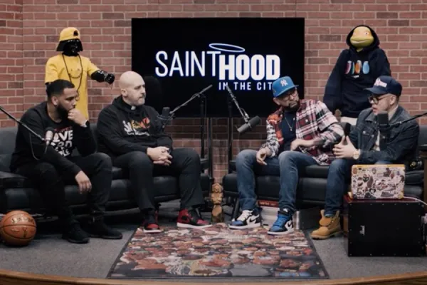 Bishop-elect Joseph A. Espaillat takes part in the podcast and YouTube series ‘Sainthood in the City.’. Screenshot from Centro Católico Carismático YouTube channel.