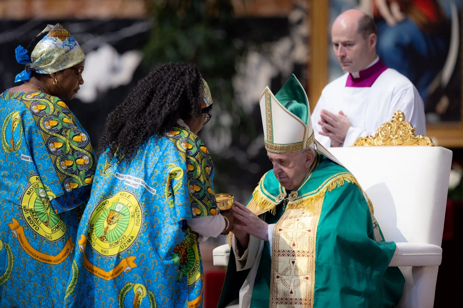 Pope Francis celebrated Mass for Rome’s Congolese community in St. Peter's Basilica on July 3, 2022.?w=200&h=150