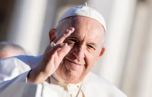 Pope Francis on Oct. 12, 2022 Daniel Ibáñez / CNA