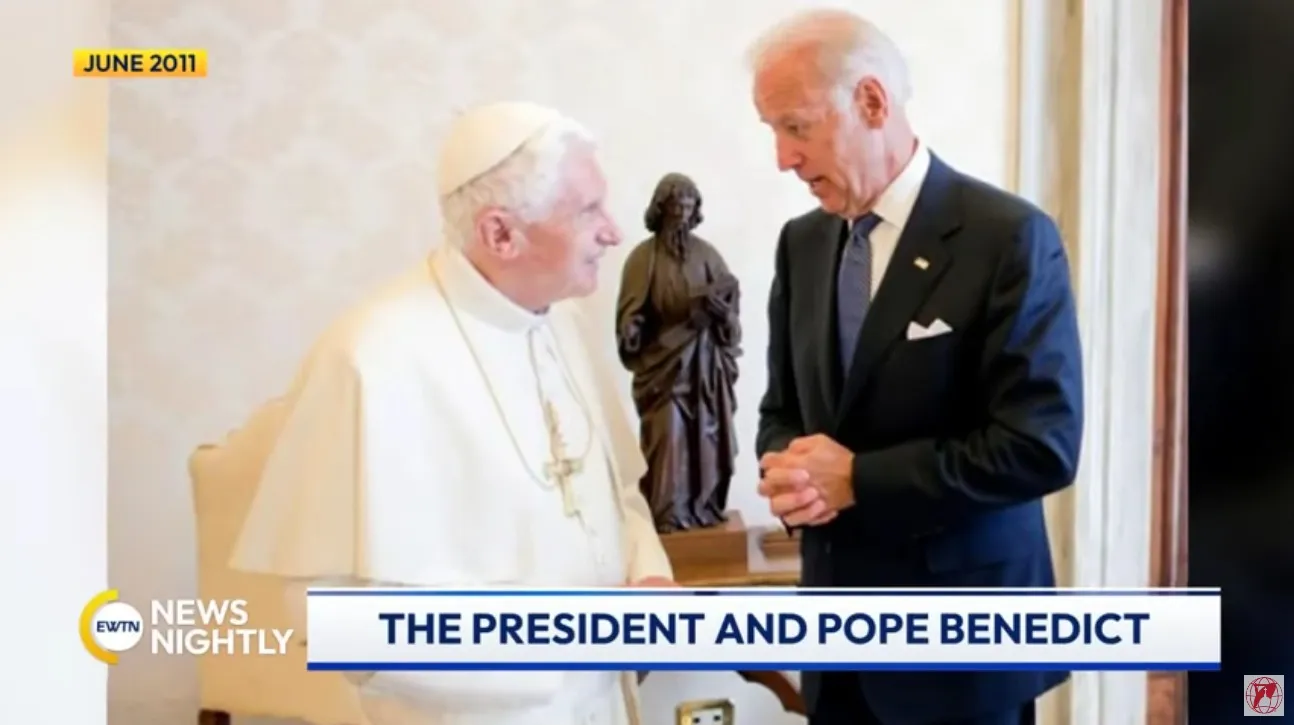 Screenshot of Joe Biden with then Pope Benedict XVI while he was Vice President.?w=200&h=150