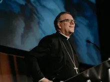 Bishop Robert Barron, founder of Word on Fire, which announced on March 13, 2024, that its institute will partner with the University of St. Thomas, Houston, to launch a master’s program in evangelization and culture this summer.