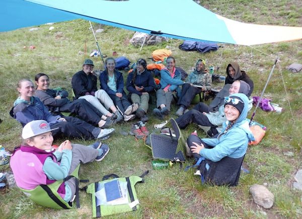 Incoming students at Wyoming Catholic College in Lander, Wyoming, are required to take a three-week wilderness trek that challenges them both body and soul. Credit: Photo courtesy of Aeja DeKuiper