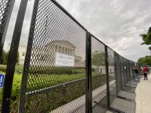 Security fencing was erected outside the U.S. Supreme Court in Washington, D.C., after the leak of a preliminary draft opinion in a pivotal abortion case that could decide the fate of the Roe v. Wade ruling in 1973 that legalized abortion nationwide.