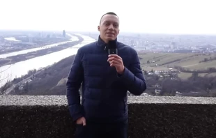 Jean’s journey into the Catholic Church was propelled by an earnest desire to align himself with the apostolic tradition, a lineage he felt was absent in his previous religious experiences. Credit: YouTube screenshot/Säule und Fundament (Pillar and Foundation)