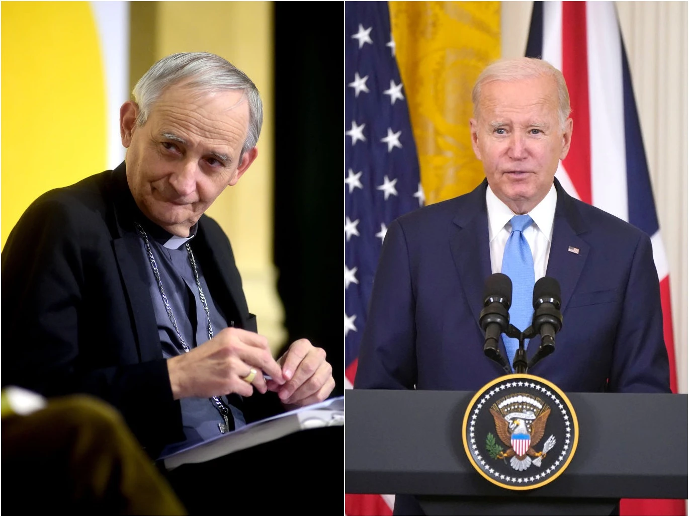 Cardinal Matteo Zuppi and U.S. President Joe Biden.?w=200&h=150
